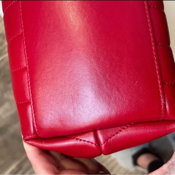 YSL Yves Saint Laurent Medium “LouLou” Bag Red - Picture 4 of 10